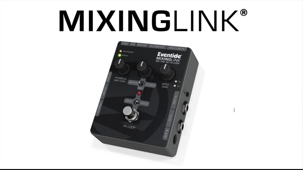 Eventide MixingLink使用介绍