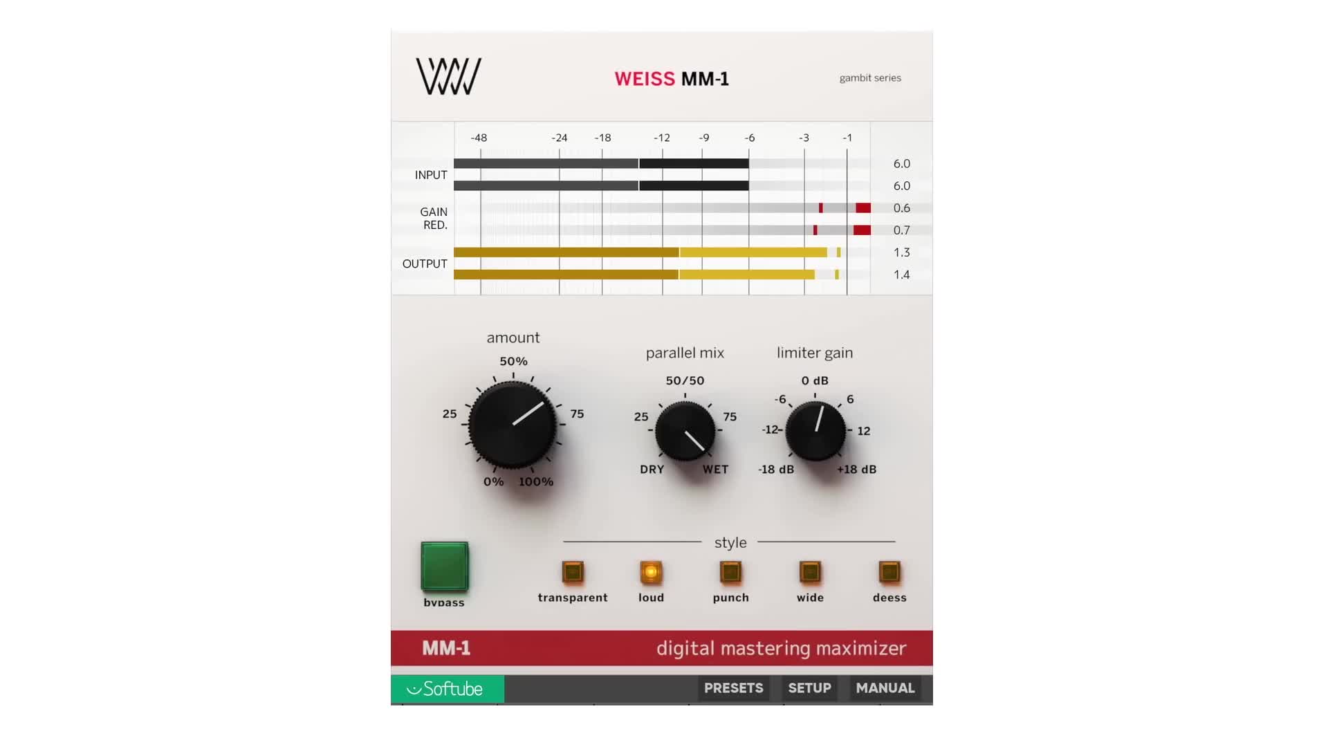 Weiss MM1 Mastering Maximizer